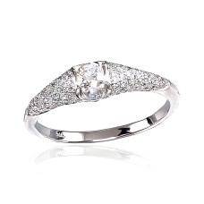 Gold Diamond Ring “Heavenly Gift”