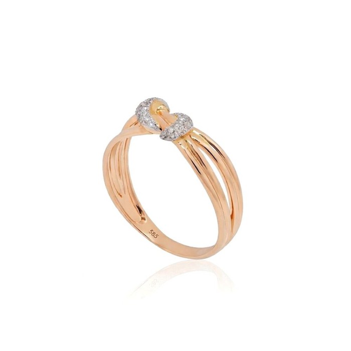 Gold Diamond Ring “Omega”