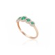 Gold Diamond and Emerald Ring “Jenny VIII”