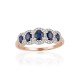 Gold Diamond and Sapphire Ring “Jenny”