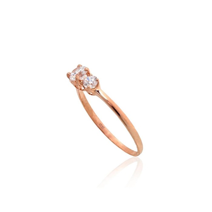 Gold Cubic Zirconia Ring “Juno Gold VII”