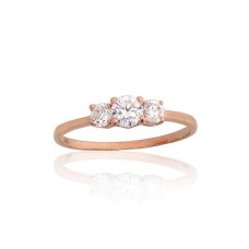 Gold Cubic Zirconia Ring “Juno Gold VII”