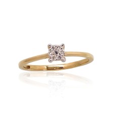 Gold Diamond Ring “New Classic IV”