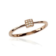 Gold Diamond Ring “Solitaire VI”