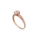 Gold Cubic Zirconia Ring “Juno Gold XXIII”