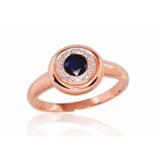 Gold Diamond and Sapphire Ring “The Light of Sapphire II”