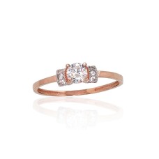 Gold Cubic Zirconia Ring “Khonsu III”