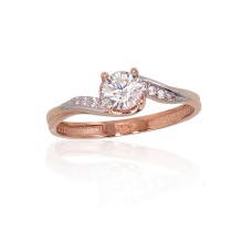 Gold Cubic Zirconia Ring “Juno Gold XXVI”