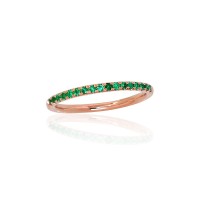 Gold Emerald Ring “Leticia”