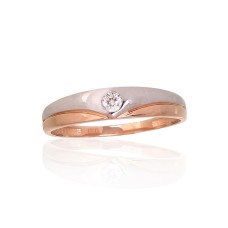 Gold Cubic Zirconia Ring “Tokyo XXXI”