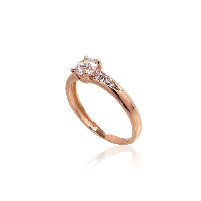 Gold Cubic Zirconia Ring “Juno Gold XXX”