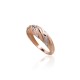Gold Ring “Diamond Facets III”