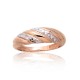 Gold Ring “Diamond Facets III”