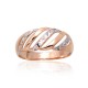 Gold Ring “Diamond Facets IV”