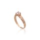 Gold Cubic Zirconia Ring “Juno Gold XXXV”