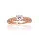 Gold Cubic Zirconia Ring “Juno Gold XXXV”