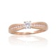 Gold Cubic Zirconia Ring “Juno Gold XXXVII”