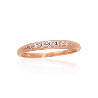 Gold Cubic Zirconia Ring “Tokyo LIII”