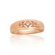 Gold Cubic Zirconia Ring “Tokyo LV”