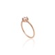 Gold Cubic Zirconia Ring “Solitaire”