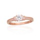 Gold Cubic Zirconia Ring “Juno Gold XLI”