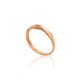 Gold Cubic Zirconia Ring “Glamour un Grace”