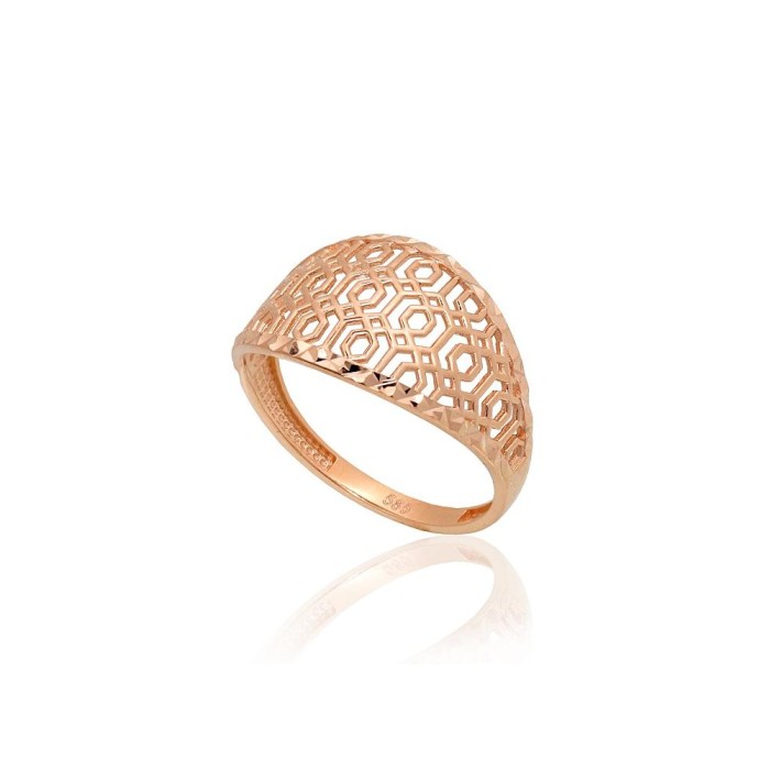 Gold Ring “Golden Geometry”