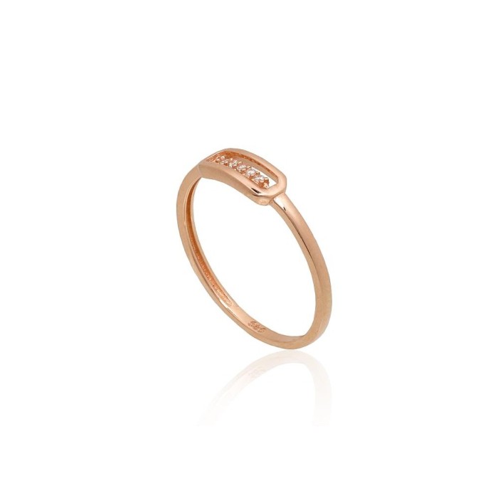 Gold Cubic Zirconia Ring “Brox II”