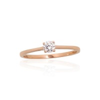 Gold Diamond Ring “Light of Her Eyes III”