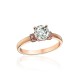 Gold Cubic Zirconia Ring “Yunona Gold XIII”