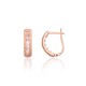 Gold Cubic Zirconia Earrings “Verta VIII”