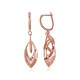 Gold Cubic Zirconia Earrings “Cleopatra”