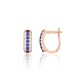Gold Cubic Zirconia Earrings “Benedict”