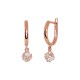 Gold Cubic Zirconia Earrings “Rubicon”