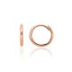 14K Red Gold Hoop Earrings “Megan II”