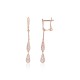 Gold Diamond Earrings “Nirrti”