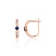 Gold Cubic Zirconia Earrings “Image”