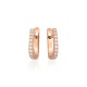 Gold Cubic Zirconia Earrings “Line of Light VI”