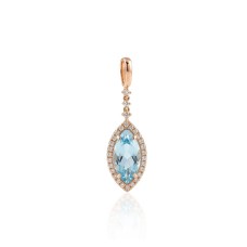Gold Diamond and Topaz Pendant “Assortment”