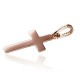 14K Red Gold Cross Pendant “Classic Gold IV”