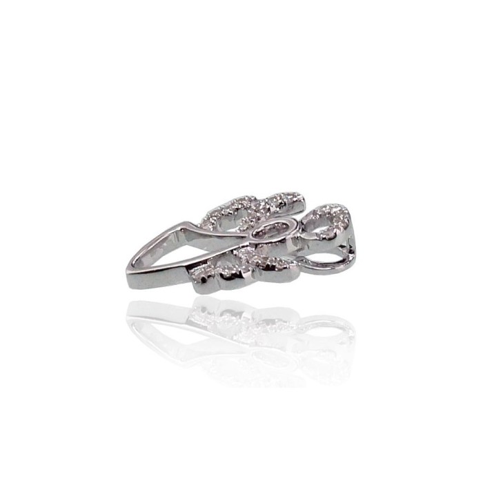 14K White Gold Diamond Pendant “Angel II”