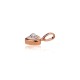 14K Red Gold Diamond Pendant “Alana”