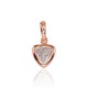 14K Red Gold Diamond Pendant “Alana”