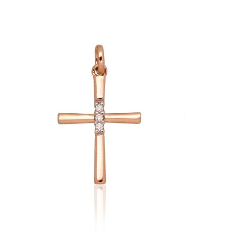 Gold Diamond Pendant “Veritas”