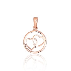 14K Red Gold Pendant “Amor VII”