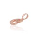 Gold Cubic Zirconia Letter Pendant “C IV”