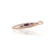 Gold Diamond and Sapphire Pendant “Princess Teardrop V”