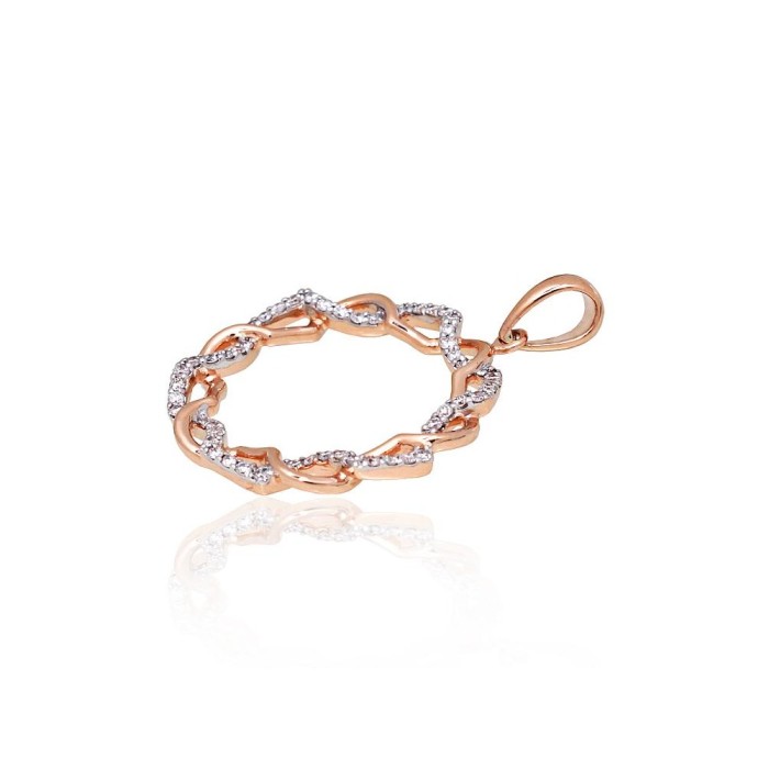 Gold Diamond Pendant “Omega II”