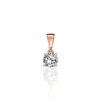 Gold Cubic Zirconia Pendant “Juno VIII”