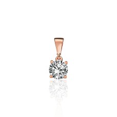 Gold Cubic Zirconia Pendant “Juno VII”